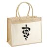 Cotton Pocket Jute Shopper Thumbnail