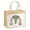Cotton Pocket Jute Shopper Thumbnail