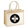 Cotton Pocket Jute Shopper Thumbnail