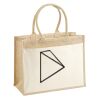 Cotton Pocket Jute Shopper Thumbnail