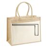 Cotton Pocket Jute Shopper Thumbnail