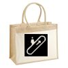 Cotton Pocket Jute Shopper Thumbnail