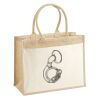 Cotton Pocket Jute Shopper Thumbnail