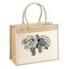 Cotton Pocket Jute Shopper Thumbnail