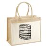 Cotton Pocket Jute Shopper Thumbnail