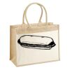 Cotton Pocket Jute Shopper Thumbnail