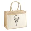Cotton Pocket Jute Shopper Thumbnail