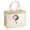 Cotton Pocket Jute Shopper Thumbnail