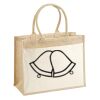 Cotton Pocket Jute Shopper Thumbnail