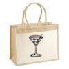 Cotton Pocket Jute Shopper Thumbnail