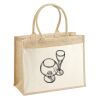 Cotton Pocket Jute Shopper Thumbnail