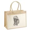 Cotton Pocket Jute Shopper Thumbnail