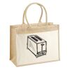 Cotton Pocket Jute Shopper Thumbnail