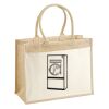 Cotton Pocket Jute Shopper Thumbnail