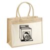 Cotton Pocket Jute Shopper Thumbnail