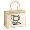 Cotton Pocket Jute Shopper Thumbnail