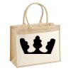 Cotton Pocket Jute Shopper Thumbnail