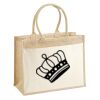 Cotton Pocket Jute Shopper Thumbnail