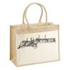 Cotton Pocket Jute Shopper Thumbnail