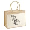 Cotton Pocket Jute Shopper Thumbnail