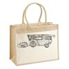 Cotton Pocket Jute Shopper Thumbnail