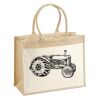 Cotton Pocket Jute Shopper Thumbnail