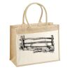 Cotton Pocket Jute Shopper Thumbnail