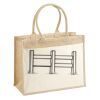Cotton Pocket Jute Shopper Thumbnail