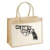 Cotton Pocket Jute Shopper Thumbnail