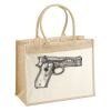 Cotton Pocket Jute Shopper Thumbnail
