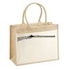 Cotton Pocket Jute Shopper Thumbnail