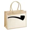 Cotton Pocket Jute Shopper Thumbnail