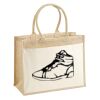 Cotton Pocket Jute Shopper Thumbnail