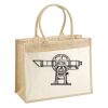 Cotton Pocket Jute Shopper Thumbnail