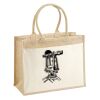 Cotton Pocket Jute Shopper Thumbnail