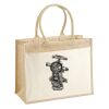 Cotton Pocket Jute Shopper Thumbnail