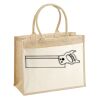 Cotton Pocket Jute Shopper Thumbnail