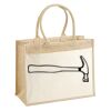 Cotton Pocket Jute Shopper Thumbnail