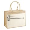 Cotton Pocket Jute Shopper Thumbnail
