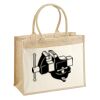 Cotton Pocket Jute Shopper Thumbnail