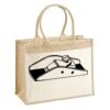 Cotton Pocket Jute Shopper Thumbnail