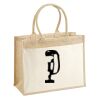 Cotton Pocket Jute Shopper Thumbnail