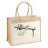 Cotton Pocket Jute Shopper Thumbnail