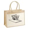 Cotton Pocket Jute Shopper Thumbnail