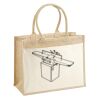 Cotton Pocket Jute Shopper Thumbnail