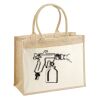 Cotton Pocket Jute Shopper Thumbnail