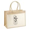 Cotton Pocket Jute Shopper Thumbnail