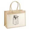 Cotton Pocket Jute Shopper Thumbnail