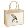 Cotton Pocket Jute Shopper Thumbnail