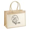 Cotton Pocket Jute Shopper Thumbnail